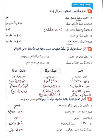 حل كتاب عربي رابعه5 حل كتاب عربي رابعه5
